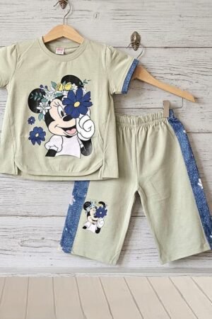 Floral Minnie Charm Kids Suit