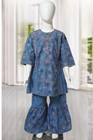 Azure Bloom Garara Set