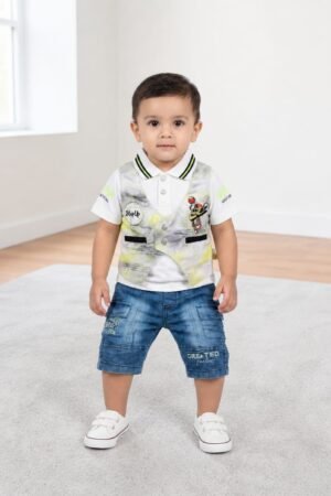 Vest coat with short