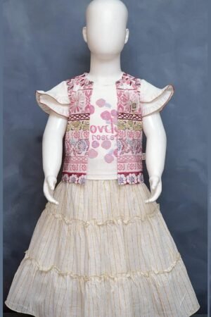 Royal Petal Sharara Dress