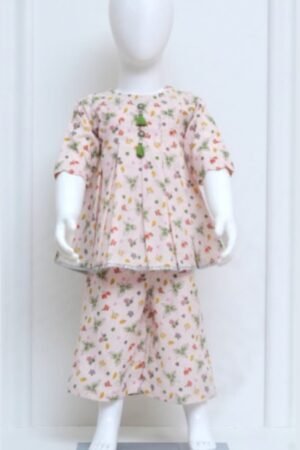 Premium Cotton Dobby Print Kids Summer Set